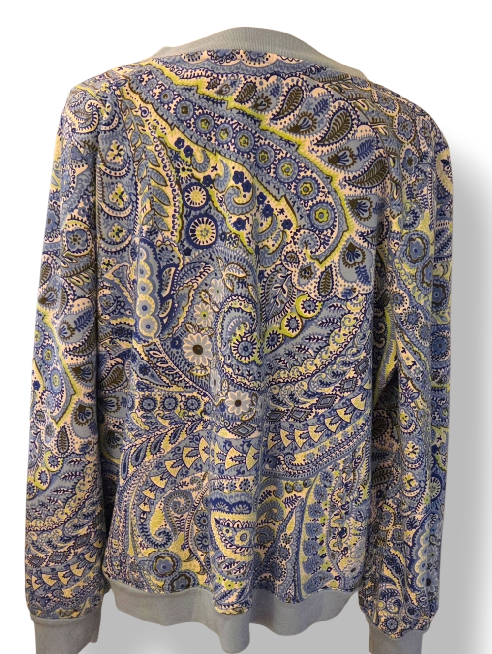 TALBOTS Paisley Crewneck Sweatshirt - Picture 5 of 8